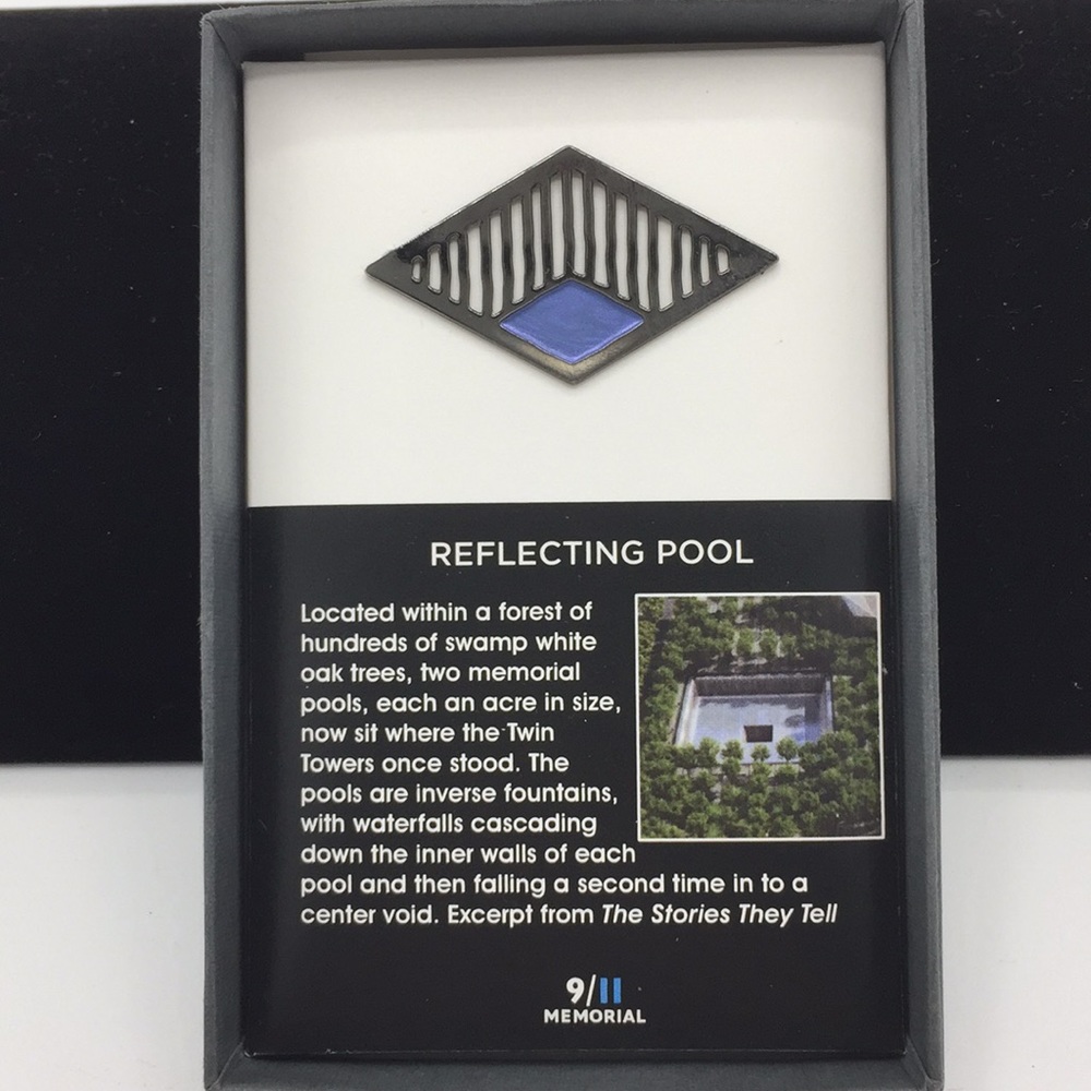 9/11 Memorial Pin of Reflecting Pool